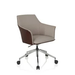 Hjh OFFICE Chaise De Bureau / Chaise De Direction AREZZO Tissu / Similicuir Beige... -Magasin Joss & Main chaise de bureau chaise de direction arezzo tissu simili 7860019 379852 2 1140x1140