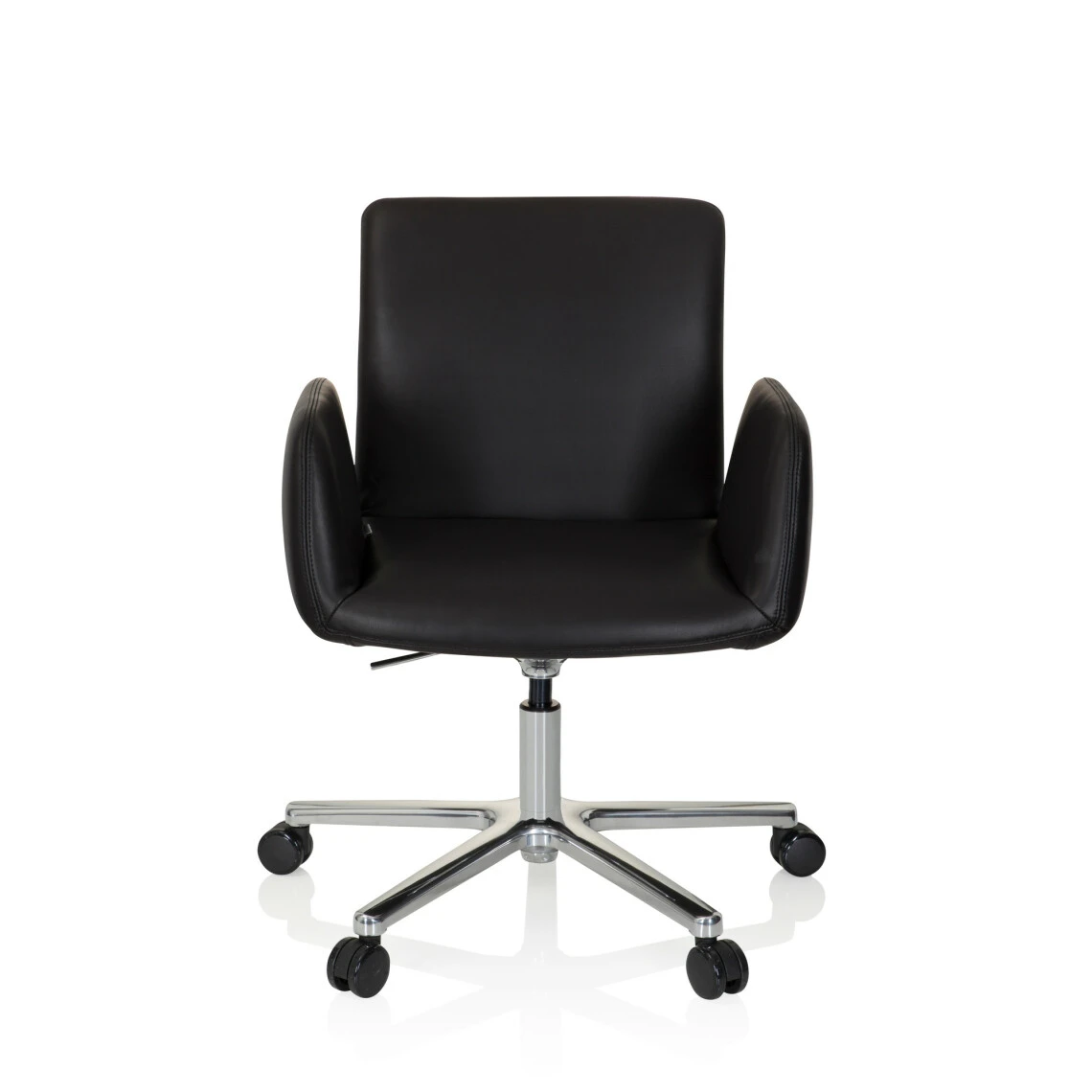 Hjh OFFICE Chaise De Bureau / Chaise De Direction DESIGNIA Similicuir Noir Hjh OF... 1 Hjh OFFICE Chaise De Bureau / Chaise De Direction DESIGNIA Similicuir Noir Hjh OF...