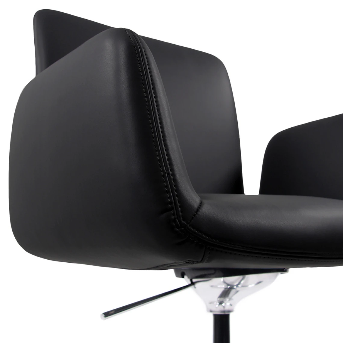 Hjh OFFICE Chaise De Bureau / Chaise De Direction DESIGNIA Similicuir Noir Hjh OF... 2 Hjh OFFICE Chaise De Bureau / Chaise De Direction DESIGNIA Similicuir Noir Hjh OF... – Image 2