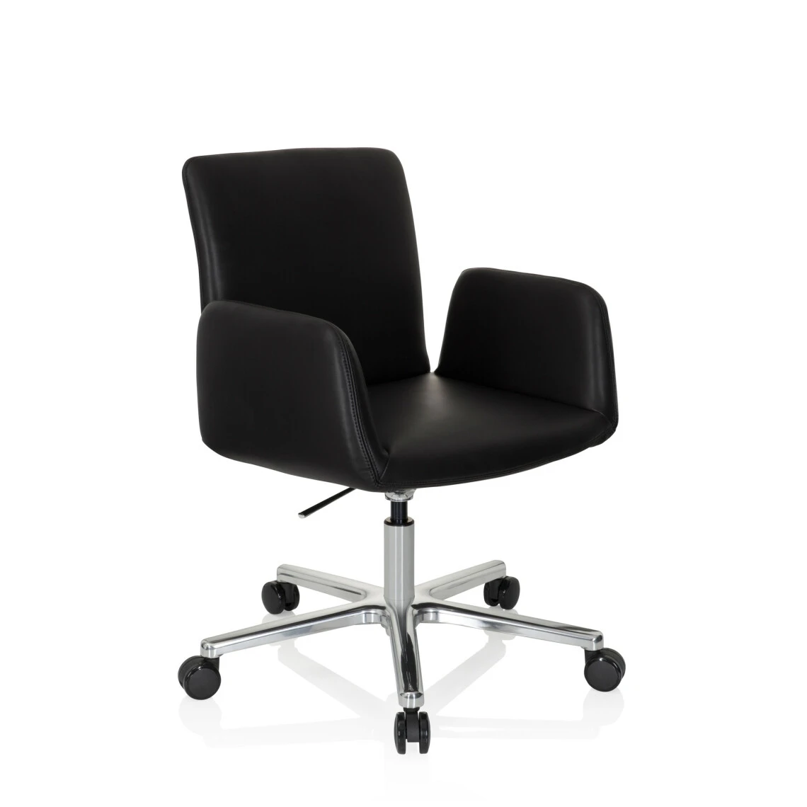 Hjh OFFICE Chaise De Bureau / Chaise De Direction DESIGNIA Similicuir Noir Hjh OF... 5 Hjh OFFICE Chaise De Bureau / Chaise De Direction DESIGNIA Similicuir Noir Hjh OF... – Image 5