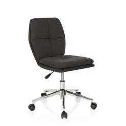 Hjh OFFICE Chaise De Bureau / Chaise D'enfant Pour Enfants JOY I Tissu Noir Hjh O... -Magasin Joss & Main chaise de bureau chaise denfant pour enfants joy i tissu 7859243 360766 6 1140x1140