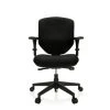 Chaise De Bureau / Chaise Pivotante ENJOY II Tissu Noir Hjh OFFICE