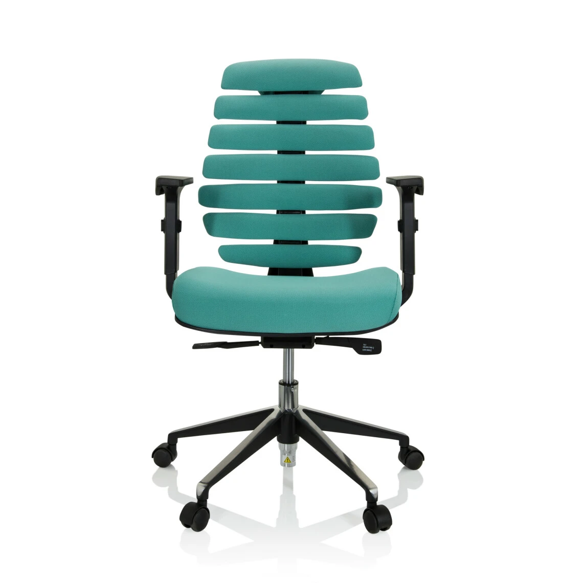 Chaise De Bureau / Chaise Pivotante ERGO LINE II Tissu Noir Hjh OFFICE 1 Chaise De Bureau / Chaise Pivotante ERGO LINE II Tissu Noir Hjh OFFICE