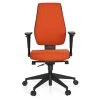 Hjh OFFICE Chaise De Bureau / Chaise Pivotante PRO-TEC 500 Tissu Rouge Foncé/rou...