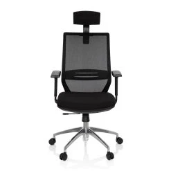 Hjh OFFICE Chaise De Bureau / Chaise Pivotante PROFONDO PRO Tissu Maille / Tissu ...