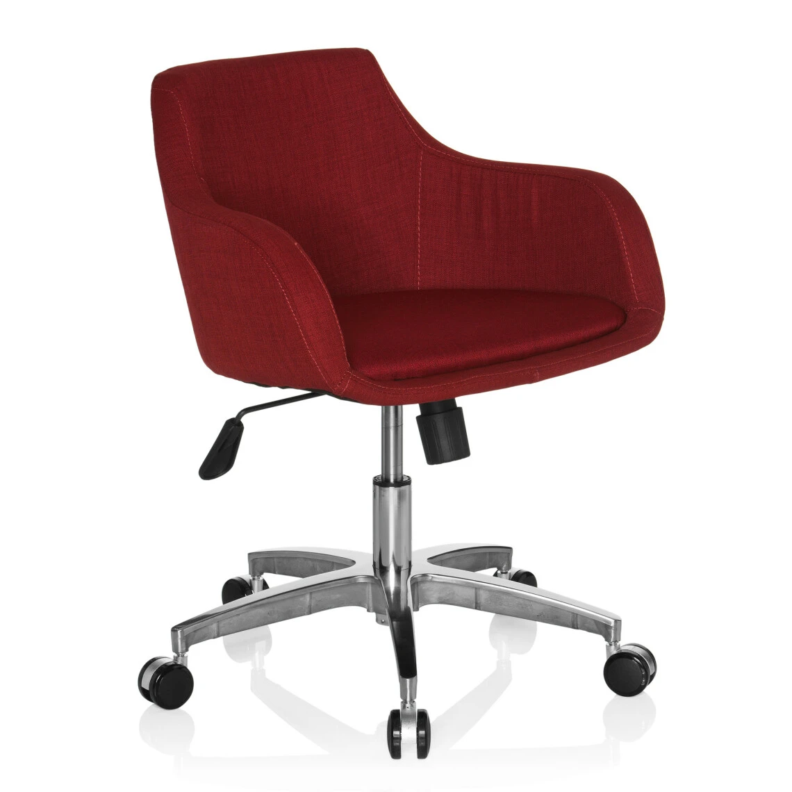 Chaise De Bureau / Chaise Pivotante SHAPE 100 Rouge Hjh OFFICE 2 Chaise De Bureau / Chaise Pivotante SHAPE 100 Rouge Hjh OFFICE – Image 2