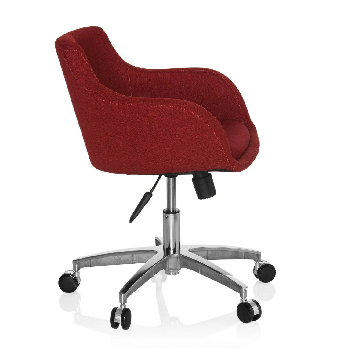 Chaise De Bureau / Chaise Pivotante SHAPE 100 Rouge Hjh OFFICE 3 Chaise De Bureau / Chaise Pivotante SHAPE 100 Rouge Hjh OFFICE – Image 3