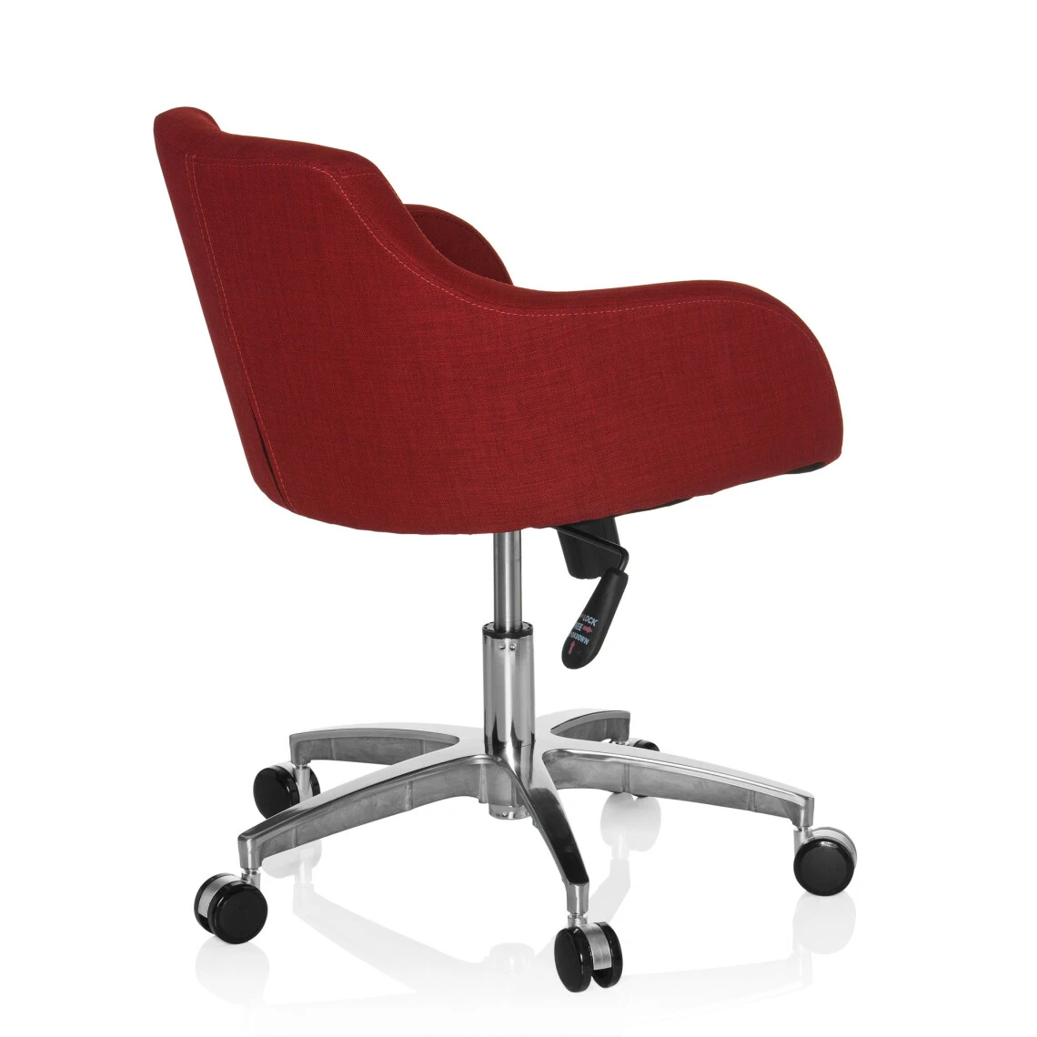 Chaise De Bureau / Chaise Pivotante SHAPE 100 Rouge Hjh OFFICE 5 Chaise De Bureau / Chaise Pivotante SHAPE 100 Rouge Hjh OFFICE – Image 5