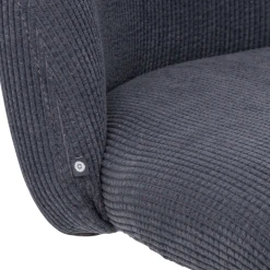 Pegane Chaise De Bureau En Velours Coloris Gris Foncé Avec Pieds En Métal -... -Magasin Joss & Main chaise de bureau en velours coloris gris fonce avec pieds en metal longueur 54 x profondeur 575 x hauteur 77 89 cm 14087512 39178978 1140x1140