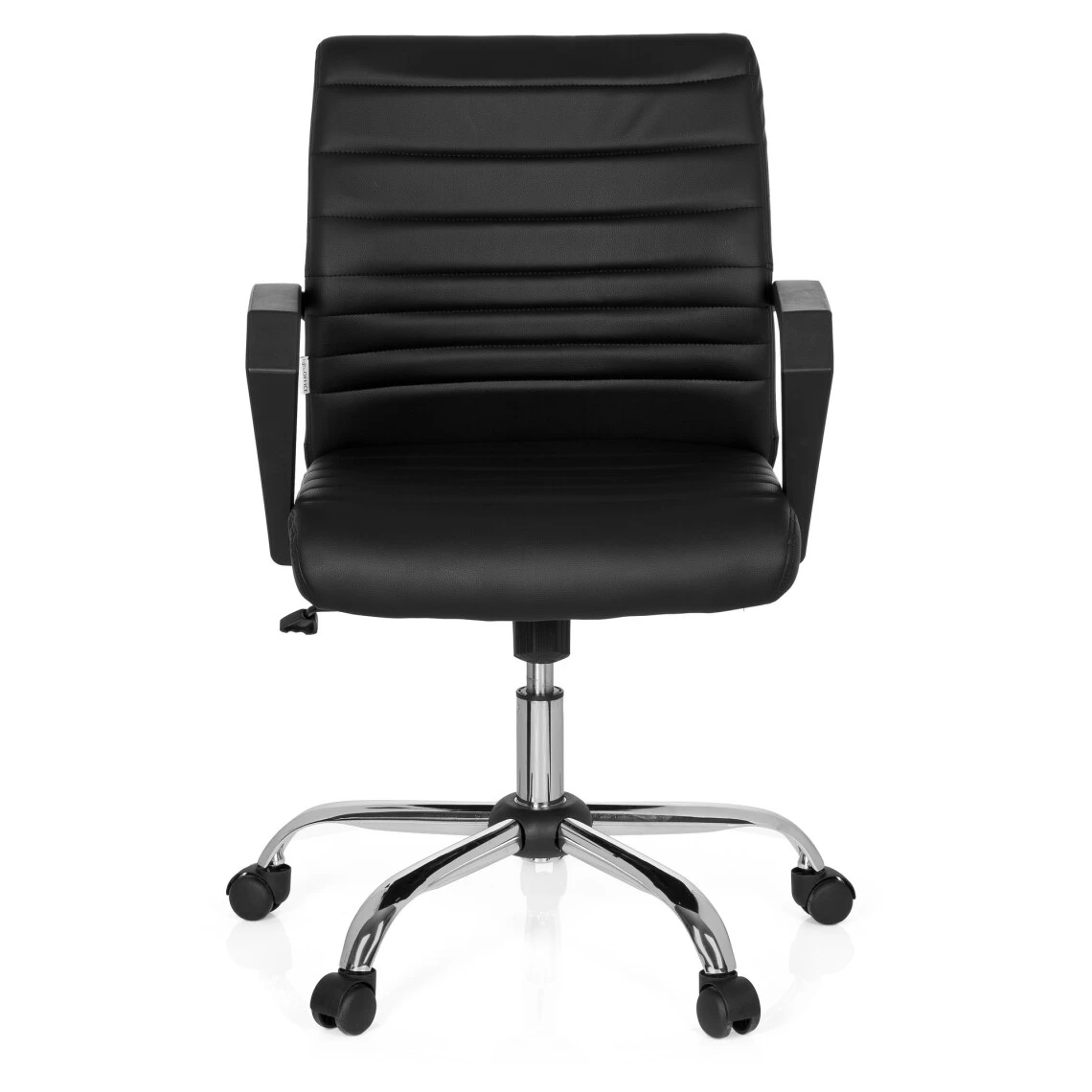 Chaise De Bureau ERGOSMOOTH Similu Cuir Noir Hjh OFFICE 1 Chaise De Bureau ERGOSMOOTH Similu Cuir Noir Hjh OFFICE