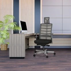 Hjh OFFICE Chaise De Bureau / Fauteuil Bureau SKARIF Tissu Maille / Tissu Noir Hj... -Magasin Joss & Main chaise de bureau fauteuil bureau skarif tissu maille tis 7859977 379720 1140x1140