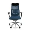 Hjh OFFICE Chaise De Bureau / Fauteuil De Bureau DYNAFIT BLACK I Tissu Maille Ble...