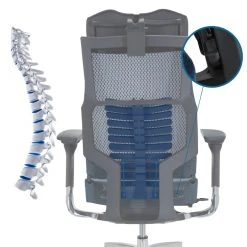 Hjh OFFICE Chaise De Bureau / Fauteuil De Bureau DYNAFIT BLACK I Tissu Maille Ble... -Magasin Joss & Main chaise de bureau fauteuil de bureau dynafit black i tissu 9620972 380918 8 1140x1140