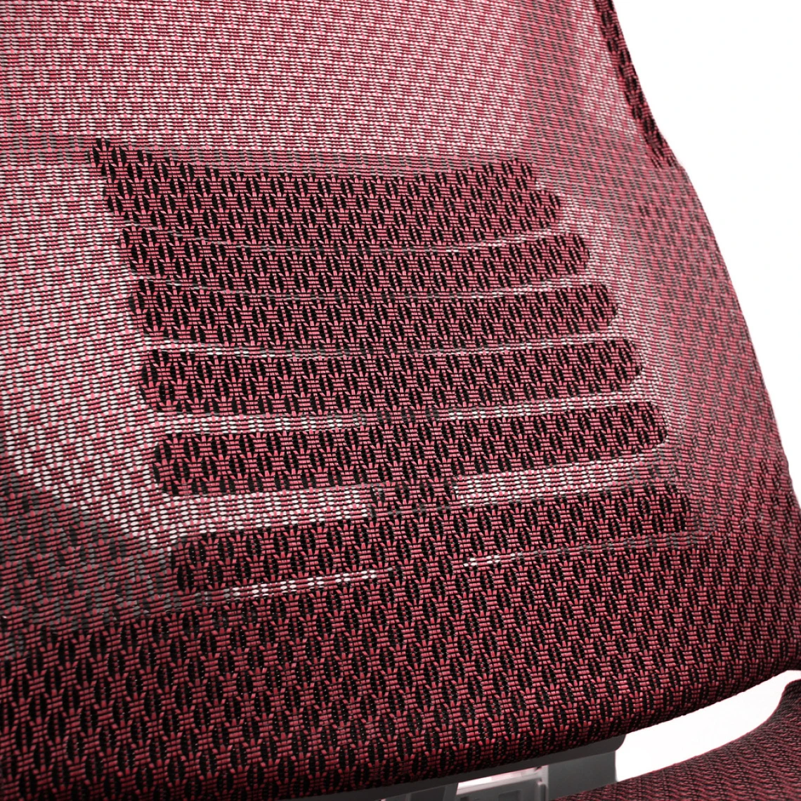 Hjh OFFICE Chaise De Bureau / Fauteuil De Bureau DYNAFIT WHITE Tissu Maille Rouge... 2 Hjh OFFICE Chaise De Bureau / Fauteuil De Bureau DYNAFIT WHITE Tissu Maille Rouge... – Image 2