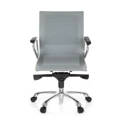 Chaise De Bureau / Fauteuil De Direction ASTONA Tissu Gris Hjh OFFICE