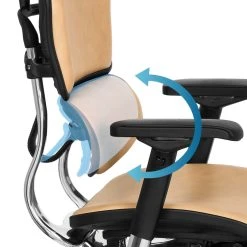 Hjh OFFICE Chaise De Bureau / Fauteuil De Direction ERGOHUMAN Cuir Safran Hjh OFF... -Magasin Joss & Main chaise de bureau fauteuil de direction ergohuman cuir safr 7859855 370662 2 1140x1140