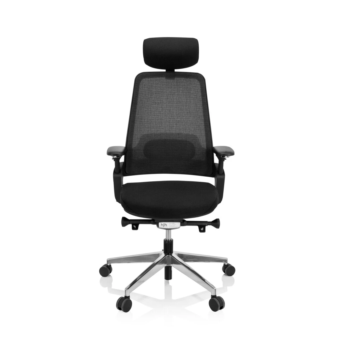 Chaise De Bureau / Fauteuil Pivotant BRACIO Tissu Noir Hjh OFFICE 1 Chaise De Bureau / Fauteuil Pivotant BRACIO Tissu Noir Hjh OFFICE