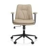 Hjh OFFICE Chaise De Bureau / Fauteuil Pivotant SMALLO Similicuir Beige Hjh OFFIC...