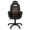 Chaise De Bureau Gaming GAME VINTAGE I Simili-cuir Marron Hjh OFFICE