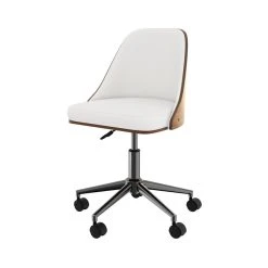 Rendez Vous Déco Chaise De Bureau Georges Blanche -Magasin Joss & Main chaise de bureau georges blanche 13380978 36579140 1140x1140 1