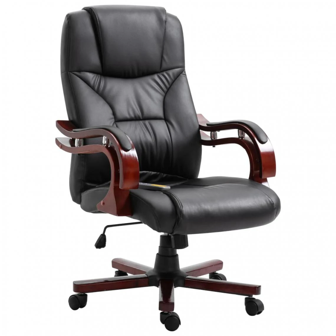 Chunhelife Chaise De Bureau Noir Similicuir 1 Chunhelife Chaise De Bureau Noir Similicuir