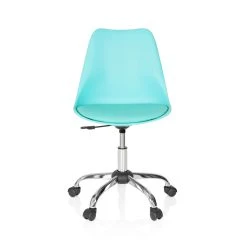 Chaise De Bureau / Pivotante FANCY PRO Turquoise Hjh OFFICE