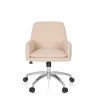Chaise De Bureau / Pivotante SHAKE 400 En Tissu Brun Clair Hjh OFFICE
