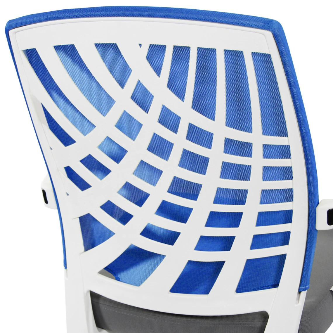 Chaise De Bureau / Pivotante SPRING En Tissu Gris / Bleu Hjh OFFICE 2 Chaise De Bureau / Pivotante SPRING En Tissu Gris / Bleu Hjh OFFICE – Image 2