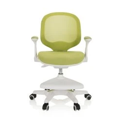 Hjh OFFICE Chaise De Bureau Pour Enfant KID ERGO Tissu/Tissu Maille Vert Hjh OFFI...