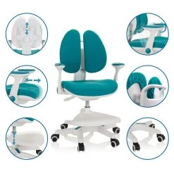 Chaise De Bureau Pour Enfant KID WING Tissu Bleu Hjh OFFICE -Magasin Joss & Main chaise de bureau pour enfant kid wing tissu bleu hjh office 11741000 362746 6 1140x1140