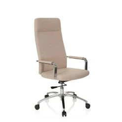 Hjh OFFICE Chaise De Bureau / Siège Pivotant SARANTO PLUS I Tissu Beige Hjh OFFI... -Magasin Joss & Main chaise de bureau siege pivotant saranto plus i tissu beig 7860397 380804 4 1140x1140