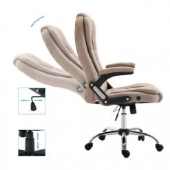 Chunhelife Chaise De Bureau Taupe Polyester -Magasin Joss & Main chaise de bureau taupe polyester 9282677 24243549 1140x1140
