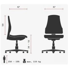 Chaise De Bureau Topstar / Chaise Pivotante HJH SOLUTION BASIC Bleu -Magasin Joss & Main chaise de bureau topstar chaise pivotante hjh solution bas 7860235 380446 6 1140x1140