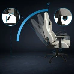 Hjh OFFICE Chaise De Gaming / Chaise De Bureau GAMEBREAKER SX 05 Tissu / Similicu... 7 Hjh OFFICE Chaise De Gaming / Chaise De Bureau GAMEBREAKER SX 05 Tissu / Similicu... -Magasin Joss & Main chaise de gaming chaise de bureau gamebreaker sx 05 tissu 12727356 385014 4 1140x1140