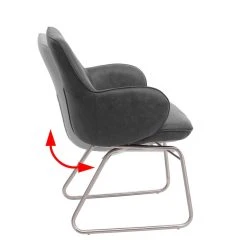Decoshop26 Chaise De Salle à Manger Fauteuil De Bureau Fonction à Bascule En Ti... -Magasin Joss & Main chaise de salle a manger fauteuil de bureau fonction a bascule en tissu et acier inoxydable gris 040002252 12288094 32735656 1140x1140