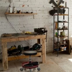 Hjh OFFICE Chaise De Travail / Tabouret D'atelier WORK T Avec Plateau à Outils P... -Magasin Joss & Main chaise de travail tabouret datelier work t avec plateau 11494326 383078 8 1140x1140