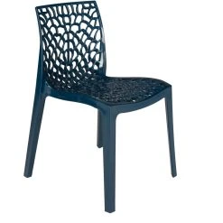 3S. X Home Chaise Design Bleu Pétrole GRUYER