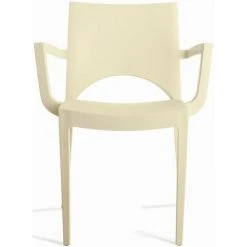 3S. X Home Chaise Design Ivoire PALERMO