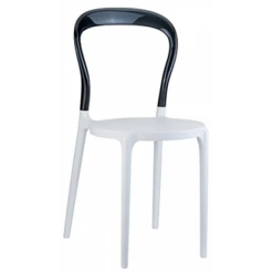 Siesta Design Chaise Design Noire Et Blanche ELEGANT