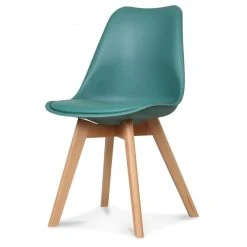 Opjet Chaise Design Style Scandinave Vert Pin ESBEN