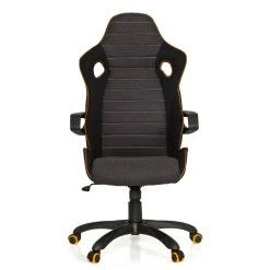 Hjh OFFICE Chaise Gaming / Siège De Bureau GAME PRO IV Tissu Noir/gris/orange Hj...