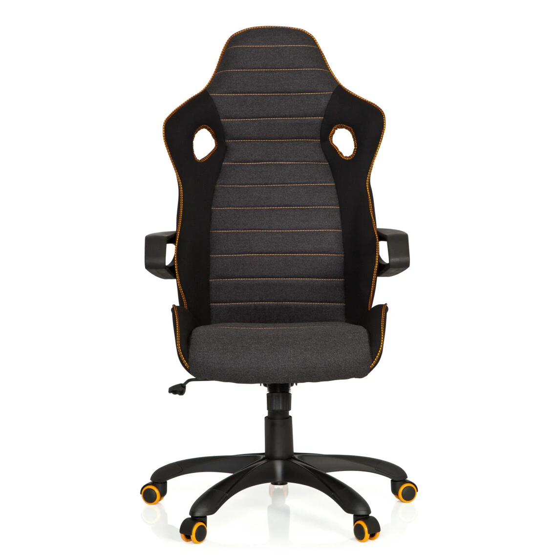 Hjh OFFICE Chaise Gaming / Siège De Bureau GAME PRO IV Tissu Noir/gris/orange Hj... 1 Hjh OFFICE Chaise Gaming / Siège De Bureau GAME PRO IV Tissu Noir/gris/orange Hj...