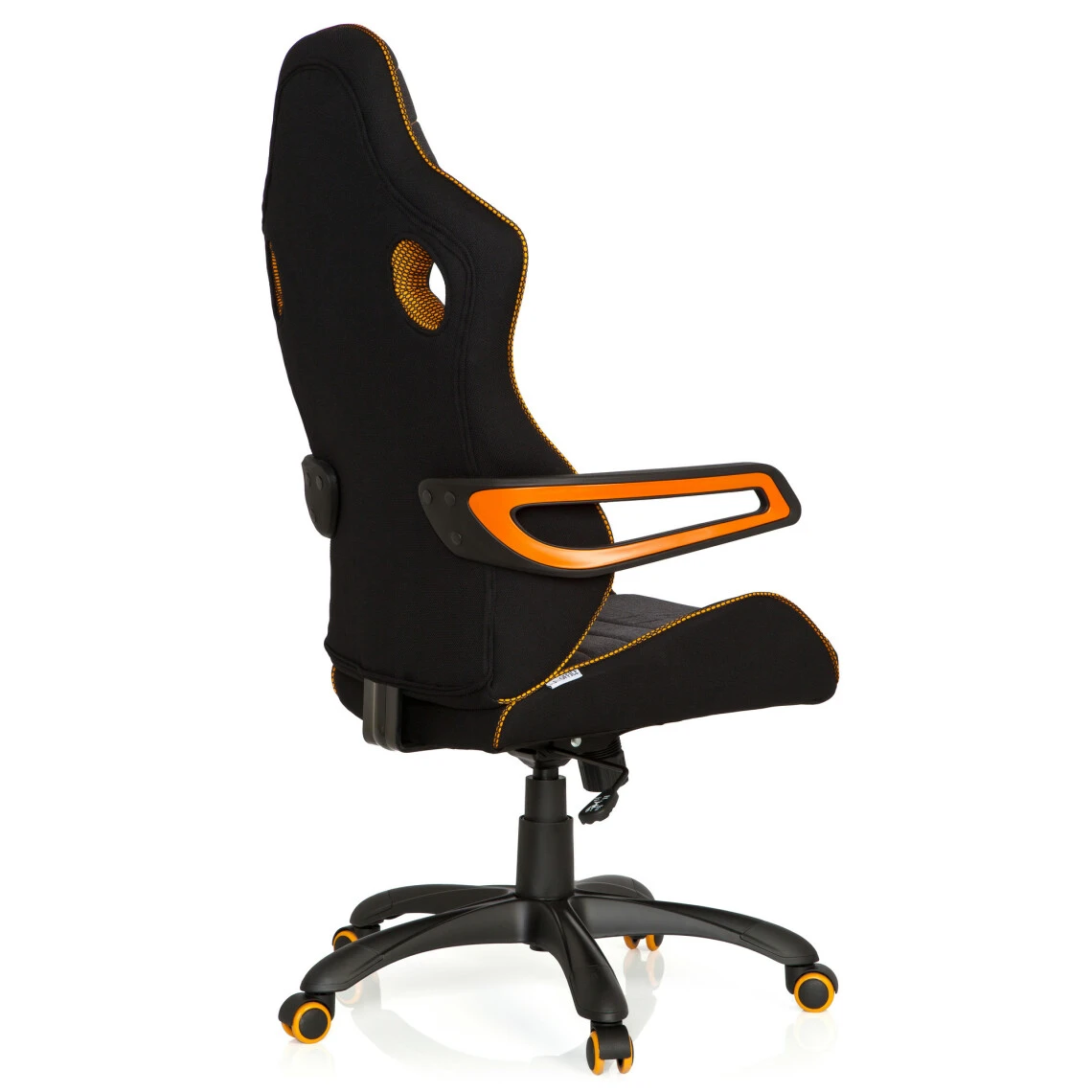 Hjh OFFICE Chaise Gaming / Siège De Bureau GAME PRO IV Tissu Noir/gris/orange Hj... 5 Hjh OFFICE Chaise Gaming / Siège De Bureau GAME PRO IV Tissu Noir/gris/orange Hj... – Image 5