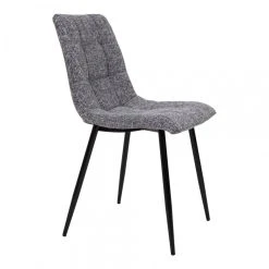 HOUSE NORDIC Chaise Grise MIDDELFART Pieds Noir -Magasin Joss & Main chaise grise middelfart pieds noir design 3201296 4 1140x1140