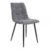 HOUSE NORDIC Chaise Grise MIDDELFART Pieds Noir