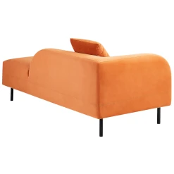 Beliani Chaise Longue Côté Gauche Orange LE CRAU 9 Beliani Chaise Longue Côté Gauche Orange LE CRAU -Magasin Joss & Main chaise longue cote gauche orange le crau 13843730 38387170 1140x1140