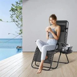 Wottes Chaise Longue Fauteuil - Bascule Inclinable Pliante Pour Repos Loisir ... -Magasin Joss & Main chaise longue fauteuil bascule inclinable pliante pour repos loisir bureau plage jardin noir 11609616 30502274 1140x1140