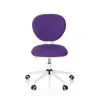 Hjh OFFICE Chaise Pour Enfant / Chaise De Bureau Pour Enfant KID VIVO Tissu Mauve...