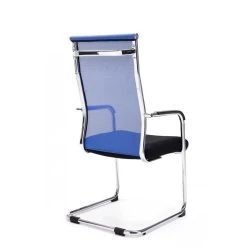 Decoshop26 Chaise Pour Visiteur Fauteuil De Bureau Avec Accoudoirs Bleu Pieds Chr... -Magasin Joss & Main chaise pour visiteur fauteuil de bureau avec accoudoirs bleu pieds chrome bur10146 9348423 24426889 1140x1140