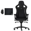 Noblechairs Chaise Gamer EPIC - Noir / Bleu + Souris G502 HERO + Tapis De Souris G...